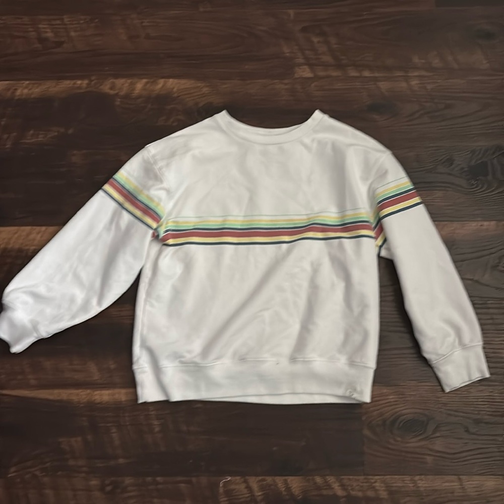 kids stripped crewneck